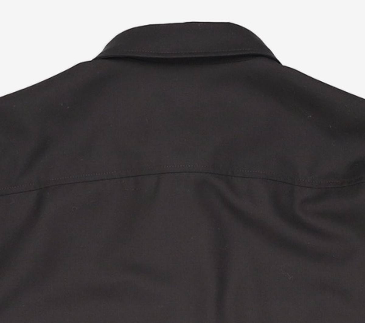 032씨(032C) (U) 테일러드 플랩 포켓 셔츠 블랙 TAILORED FLAP POCKET SHIRT BLACK XL
