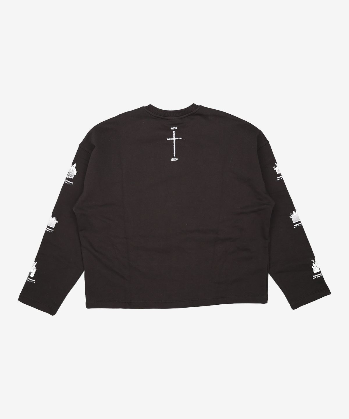 오프닝프로젝트(OPENING PROJECT) Black Burning House Sweatshirt 3