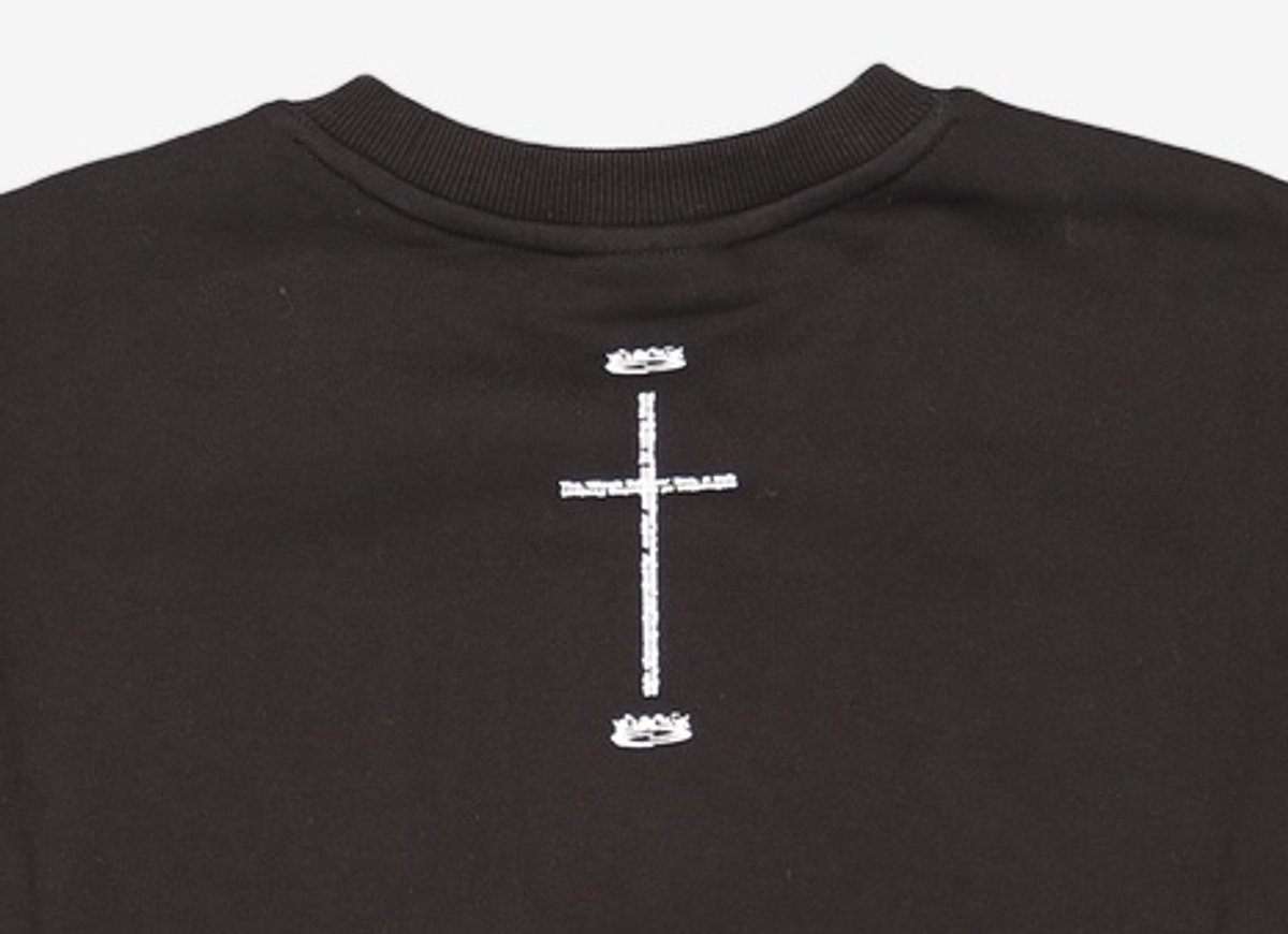 오프닝프로젝트(OPENING PROJECT) Black Burning House Sweatshirt 3