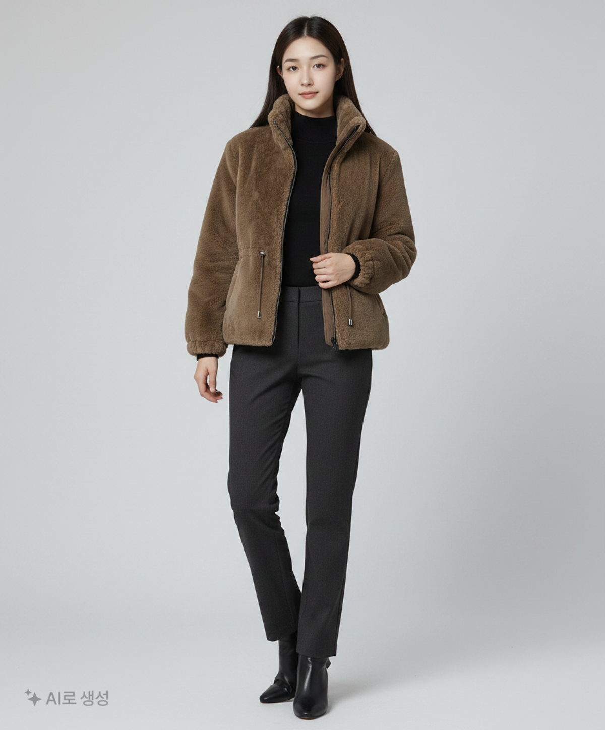 자라(ZARA) 무스탕/퍼 L