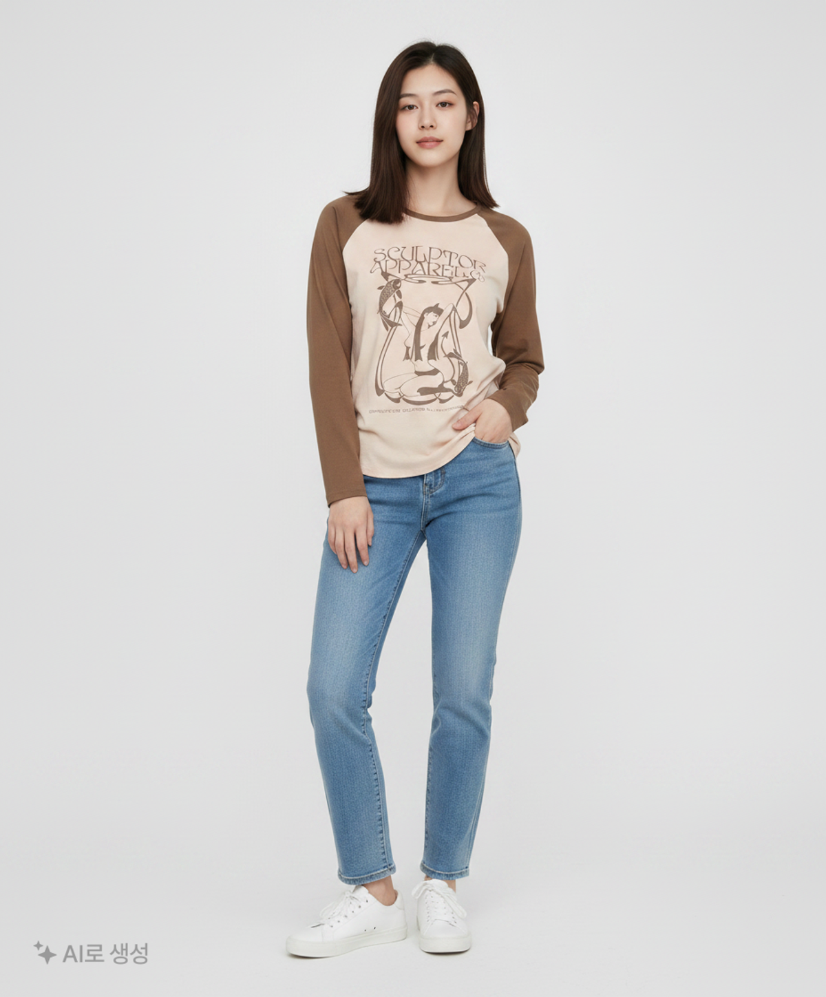 스컬프터(SCULPTOR) 긴소매 티셔츠 ONE SIZE