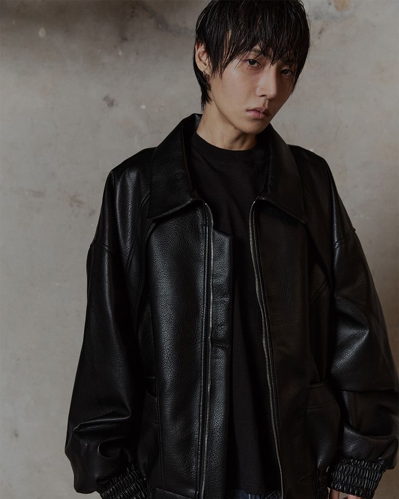 Contour Vegan Leather Blouson