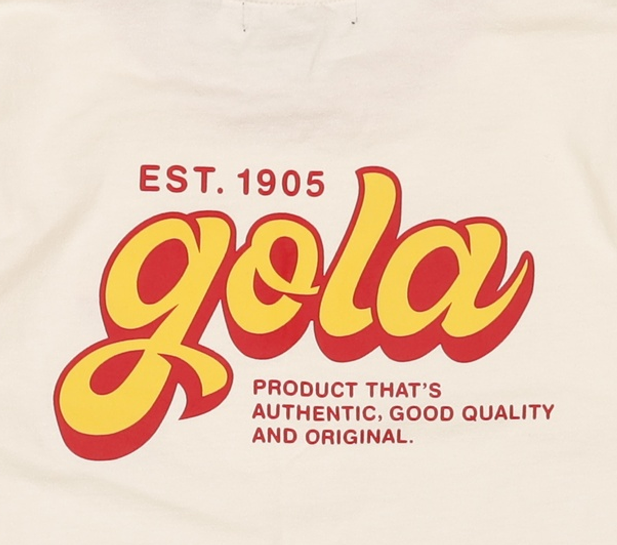 골라(GOLA) 링거 크롭 티셔츠 W RINGER CROP TS FREE