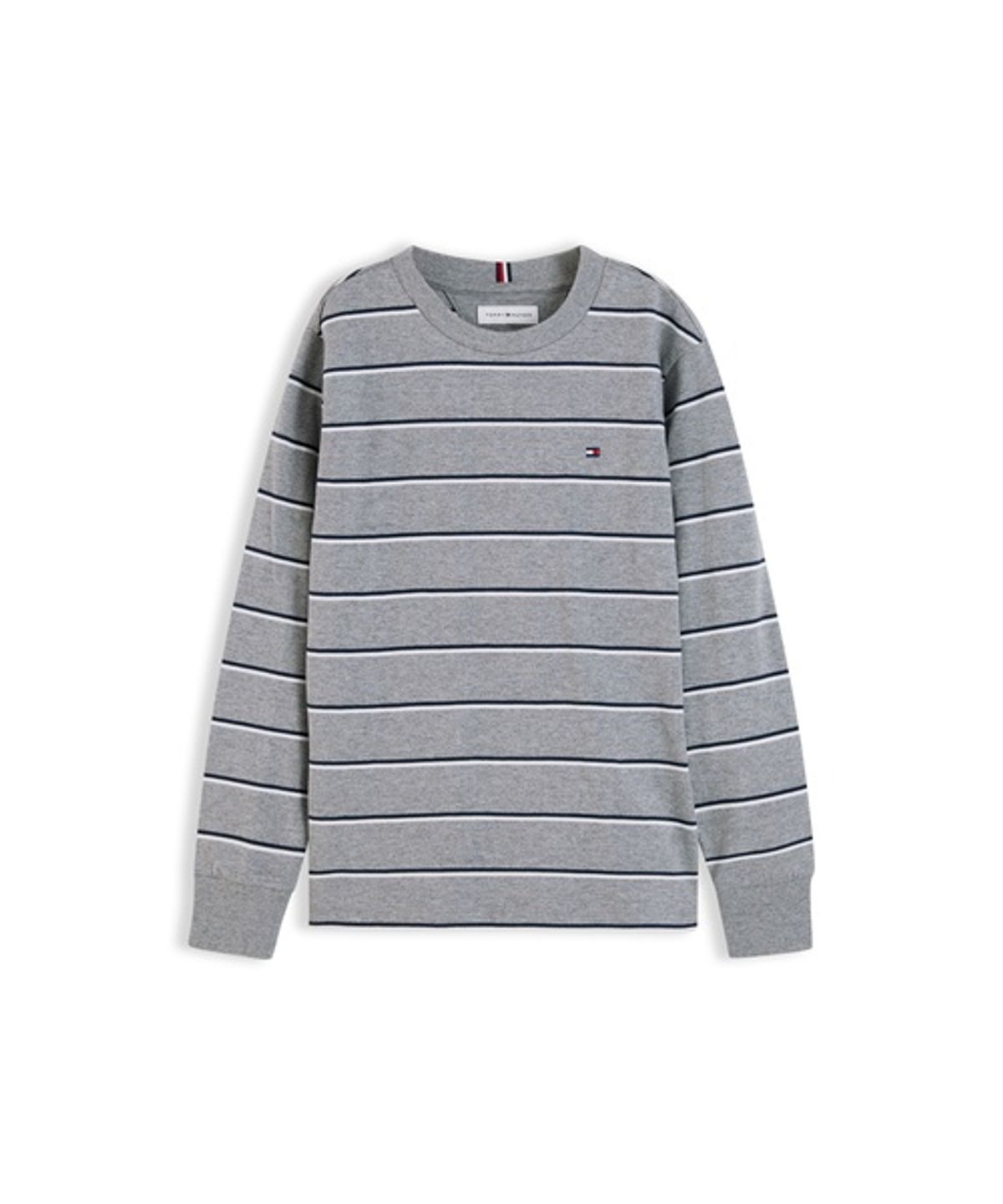타미힐피거 키즈(TOMMY HILFIGER KIDS) 멀티 스트라이프 크루넥 티셔츠