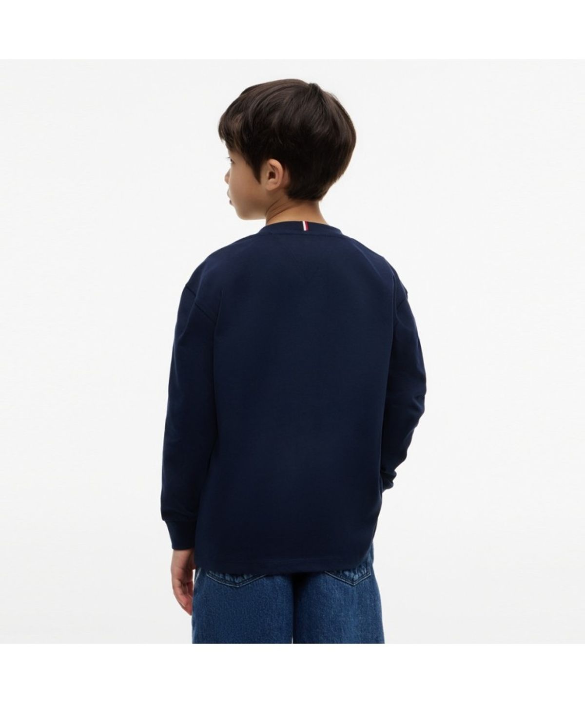 타미힐피거 키즈(TOMMY HILFIGER KIDS) 슬리브 로고 그래픽 티셔츠