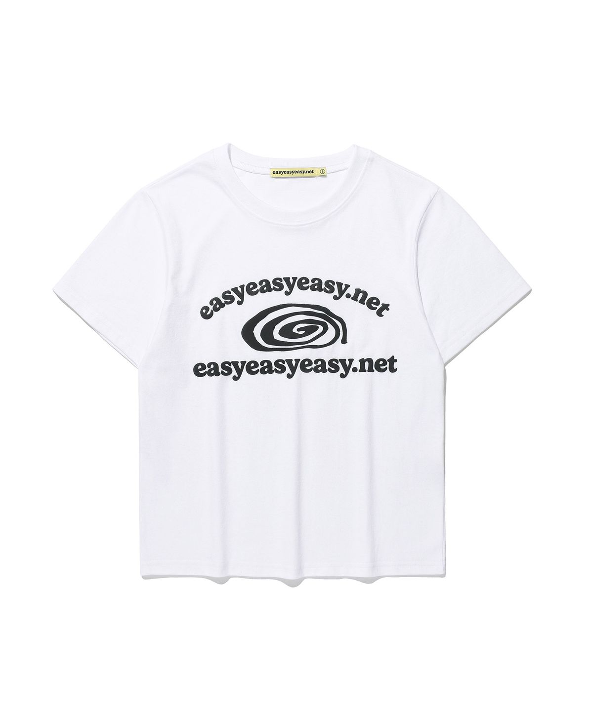 이지이지이지(EASYEASYEASY) Easy Bugs Coil Logo Tee White