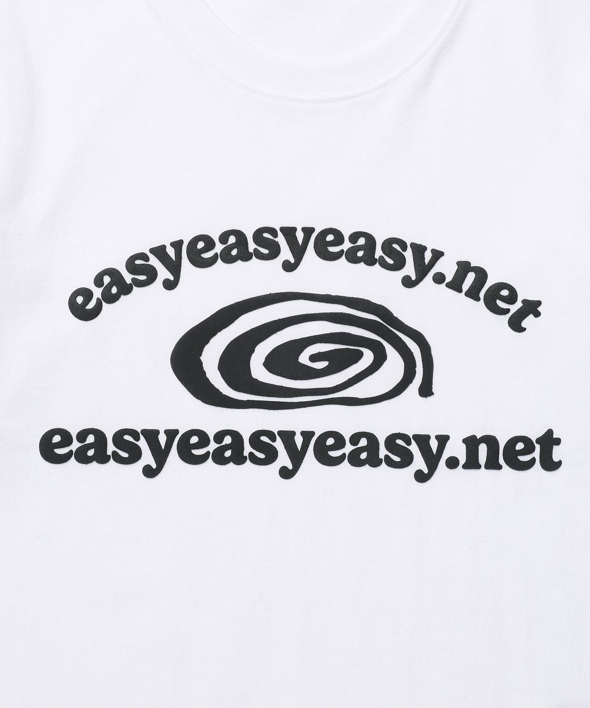이지이지이지(EASYEASYEASY) Easy Bugs Coil Logo Tee White
