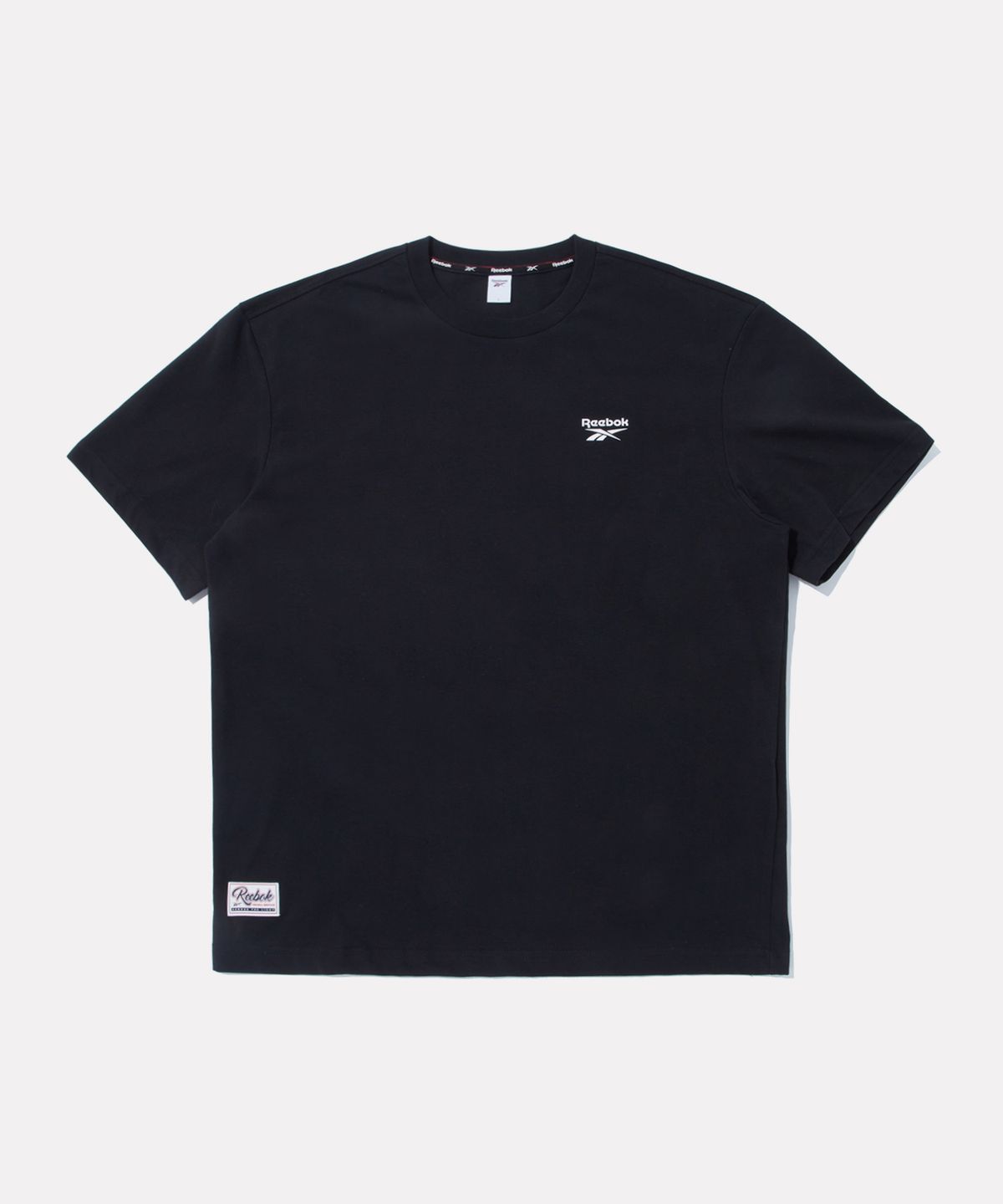 리복(REEBOK) 오션 그래픽 아이스코튼 반팔티 - 블랙