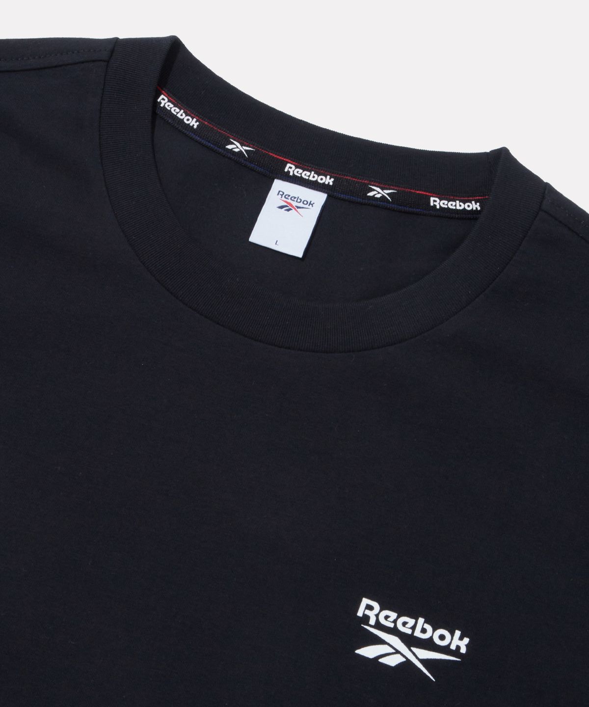 리복(REEBOK) 오션 그래픽 아이스코튼 반팔티 - 블랙