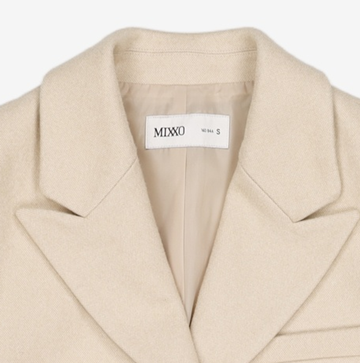 미쏘(MIXXO) 원버튼 디테일테일러드 자켓 MIWJKB216B S