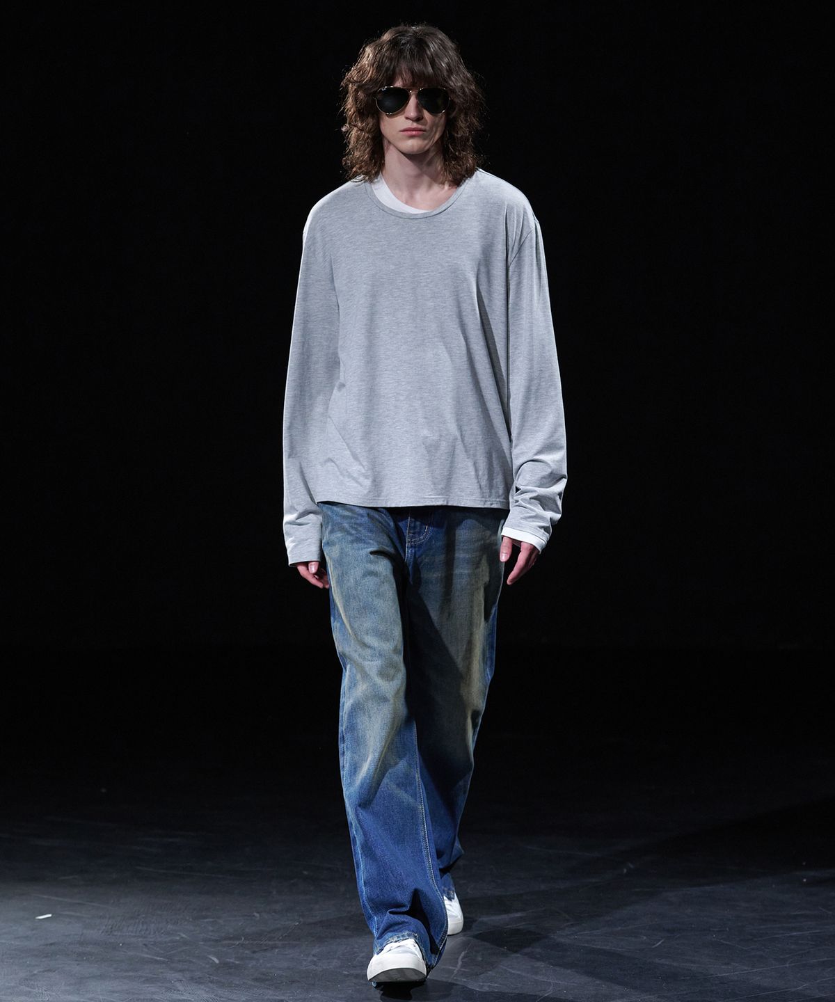 테이크이지(TAKEASY) [DMD] CORE SN T-SHIRT - Melange Gray