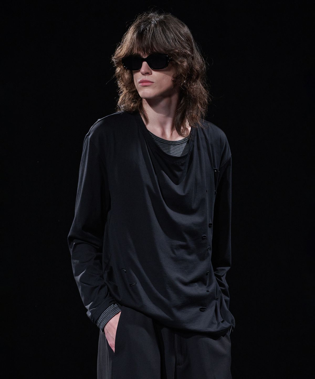 테이크이지(TAKEASY) [DMD] BREACH LD T-SHIRT - Charcoal