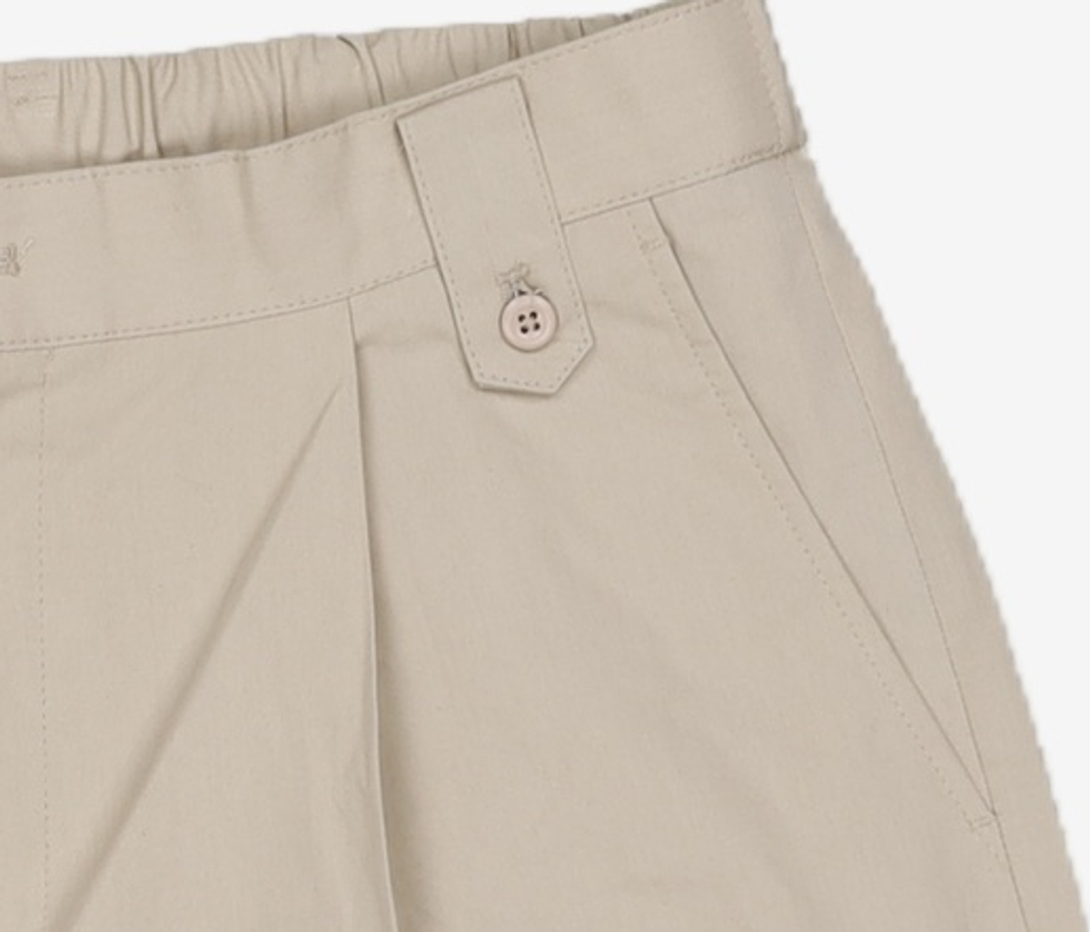 티엔지티(TNGT) Cotton Banding Shorts (Ivory) TNPA5E203IV 86