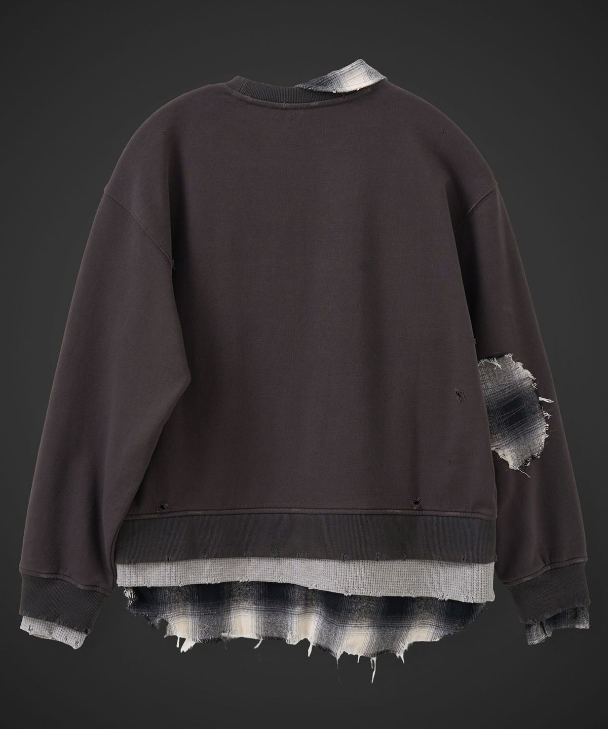 테이크이지(TAKEASY) [DMD] FRAME LD SWEATSHIR - Charcoal