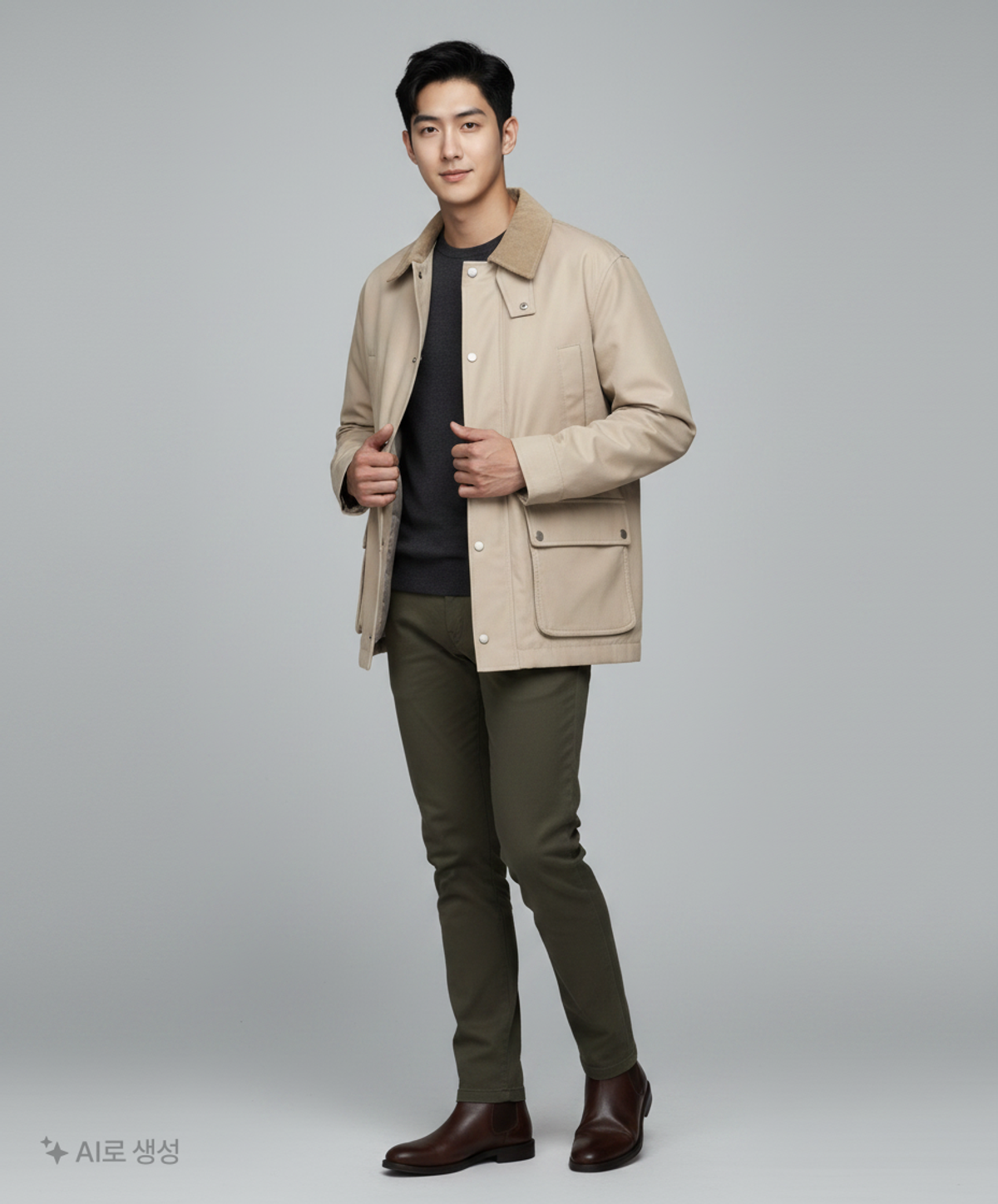 스파오(SPAO) 사파리/헌팅 재킷 100