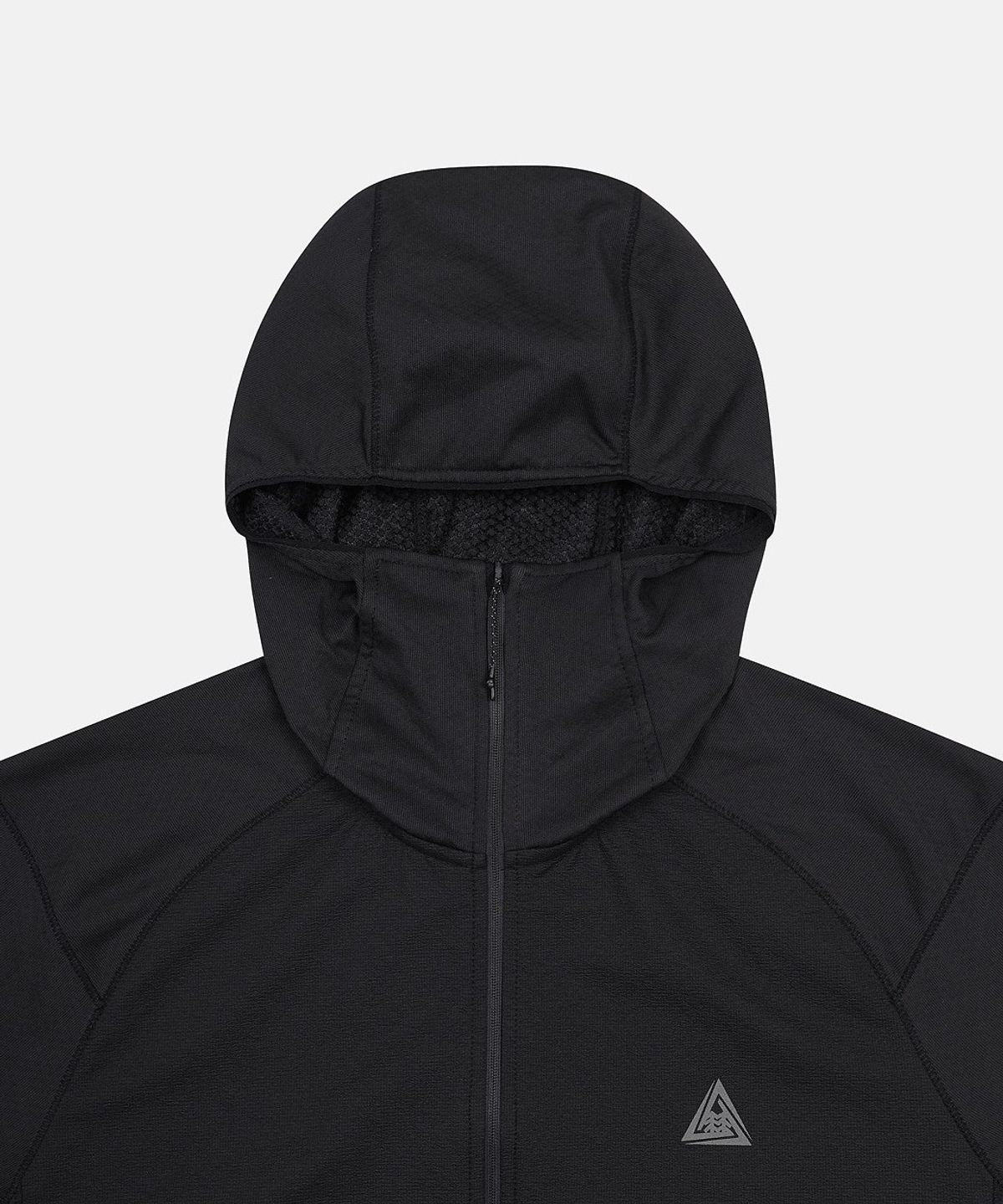 코오롱스포츠(KOLON SPORT) [TRAIL] 남성 트레일러닝 하이브리드 후드 집업 TLJJX26753BLK