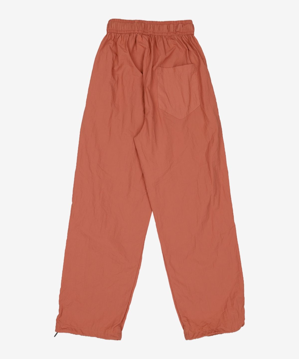 노매뉴얼(NOMANUAL) TWO TUCK NYLON PANTS - VINTAGE RED M