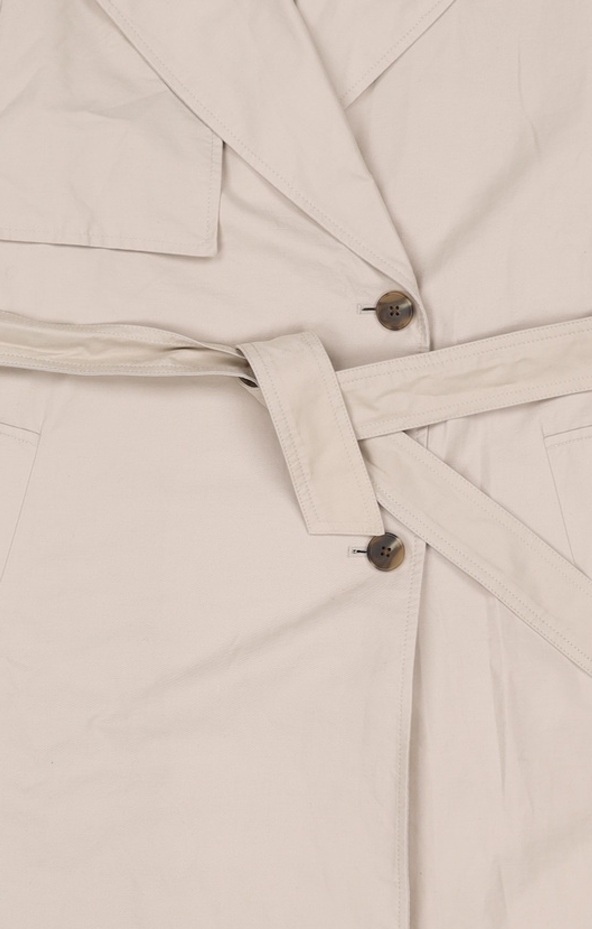 미쏘(MIXXO) 롱 반더블 트렌치코트 MIWJTB312B M