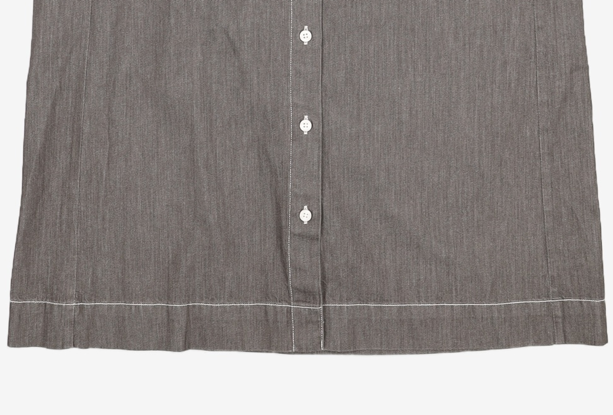 라코스테(LACOSTE) 여성 NEW 데님라이크 드레스 [차콜그레이] 34