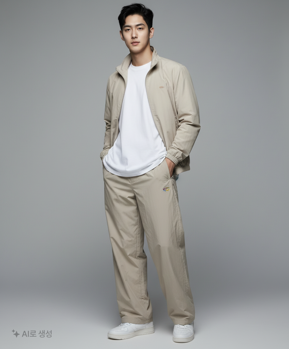 엠엠엘지(MMLG) [Mmlg] NYLON RIDGE PANTS (BEIGE) L