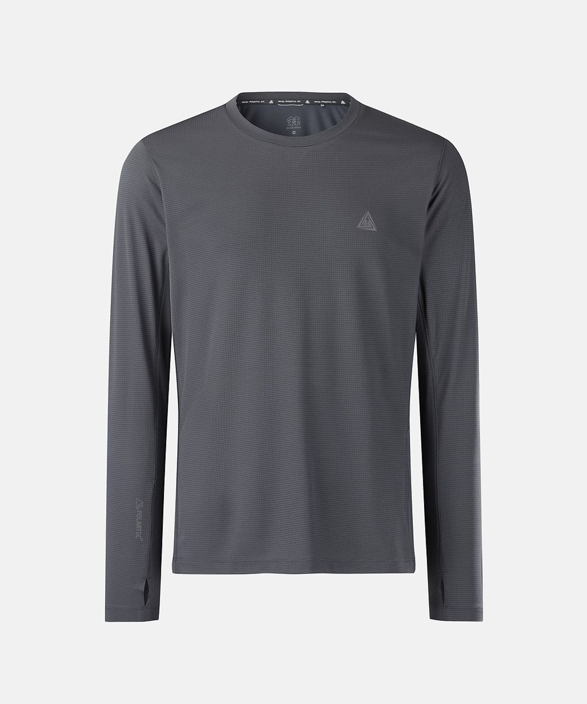 코오롱스포츠(KOLON SPORT) [TRAIL] 남성 라운드넥 긴팔 티셔츠 TLTBX26761DGY