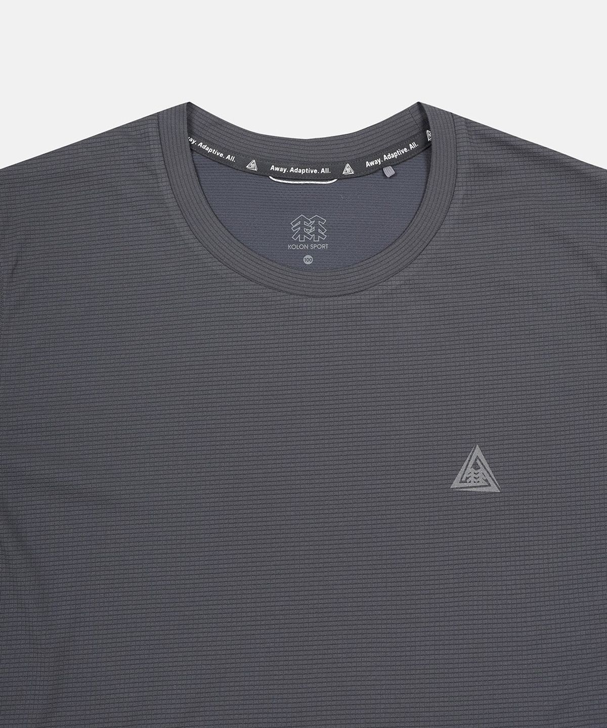 코오롱스포츠(KOLON SPORT) [TRAIL] 남성 라운드넥 긴팔 티셔츠 TLTBX26761DGY