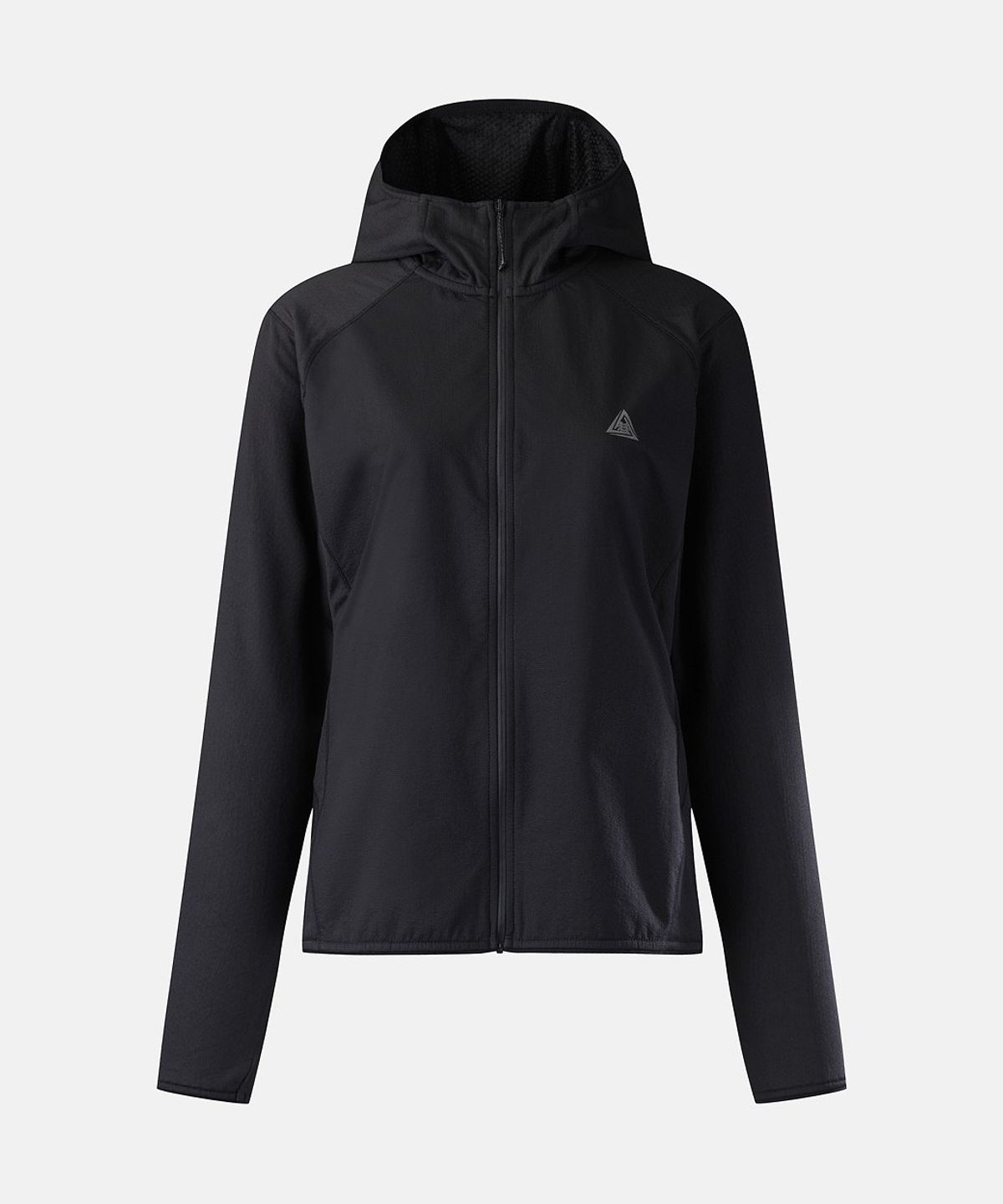 코오롱스포츠(KOLON SPORT) [TRAIL] 여성 트레일러닝 하이브리드 후드 집업 TVJJX26754BLK