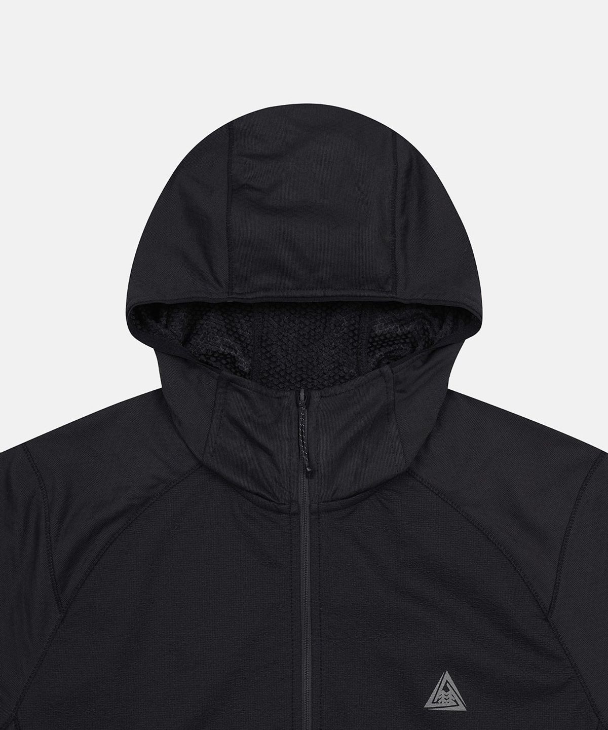 코오롱스포츠(KOLON SPORT) [TRAIL] 여성 트레일러닝 하이브리드 후드 집업 TVJJX26754BLK