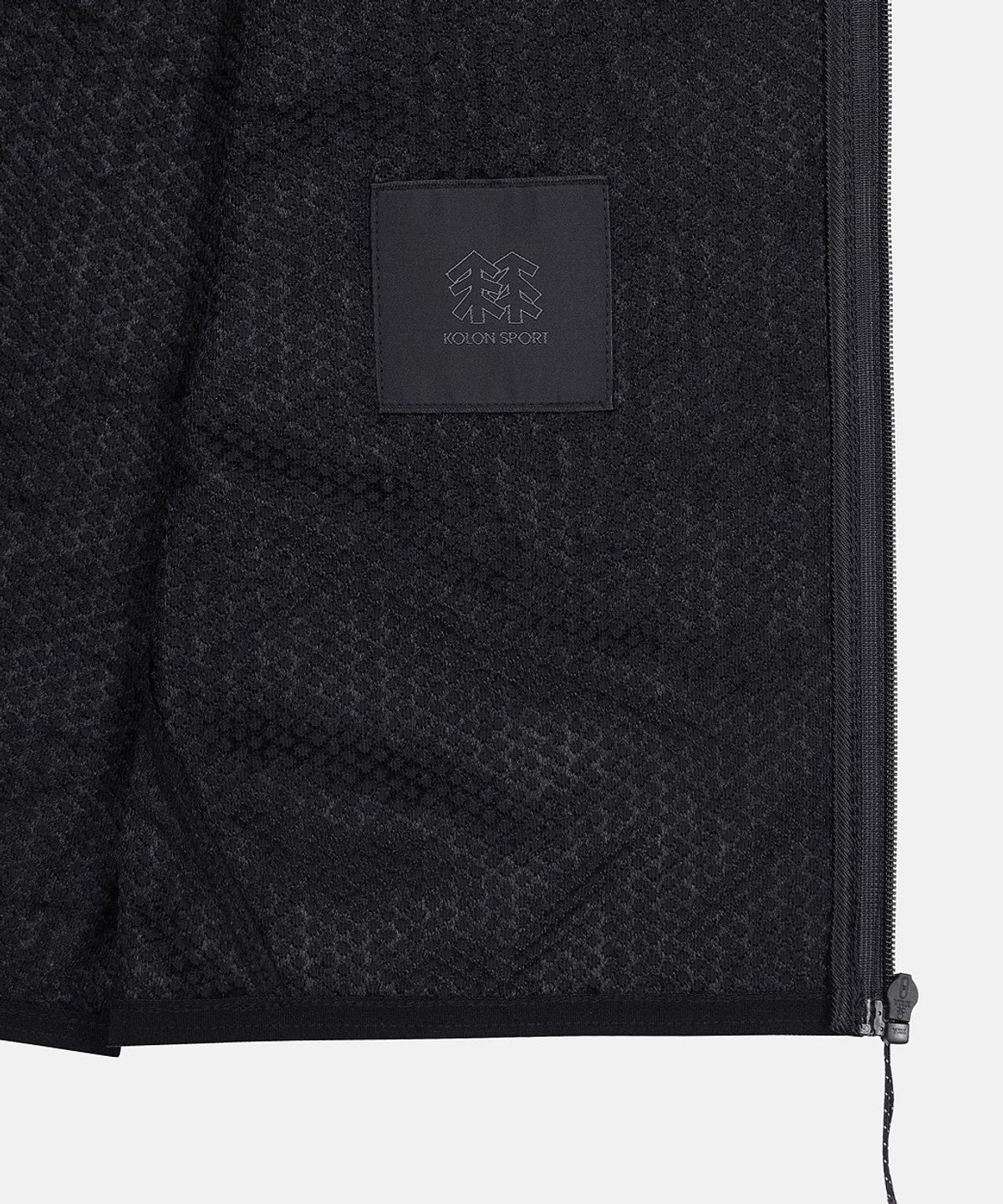 코오롱스포츠(KOLON SPORT) [TRAIL] 여성 트레일러닝 하이브리드 후드 집업 TVJJX26754BLK