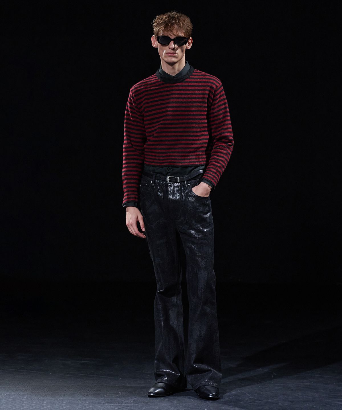 테이크이지(TAKEASY) [DMD] PRIMAL ST KNIT - Wine
