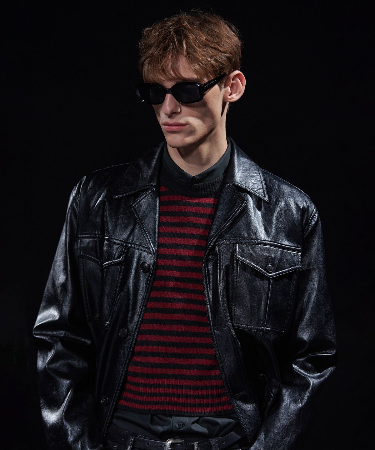 테이크이지(TAKEASY) [DMD] PRIMAL ST KNIT - Wine