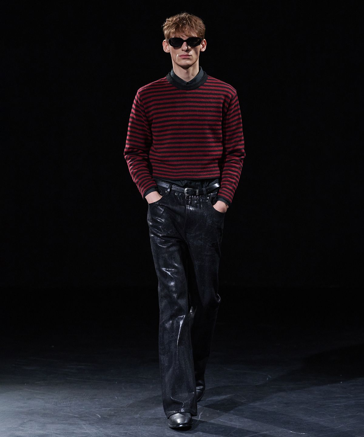 테이크이지(TAKEASY) [DMD] PRIMAL ST KNIT - Wine
