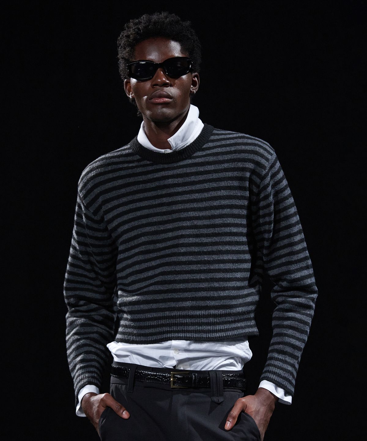 테이크이지(TAKEASY) [DMD] PRIMAL ST KNIT - Charcoal