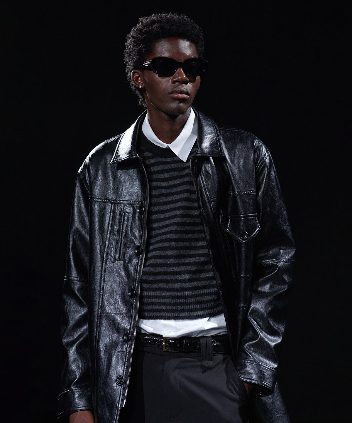 테이크이지(TAKEASY) [DMD] PRIMAL ST KNIT - Charcoal