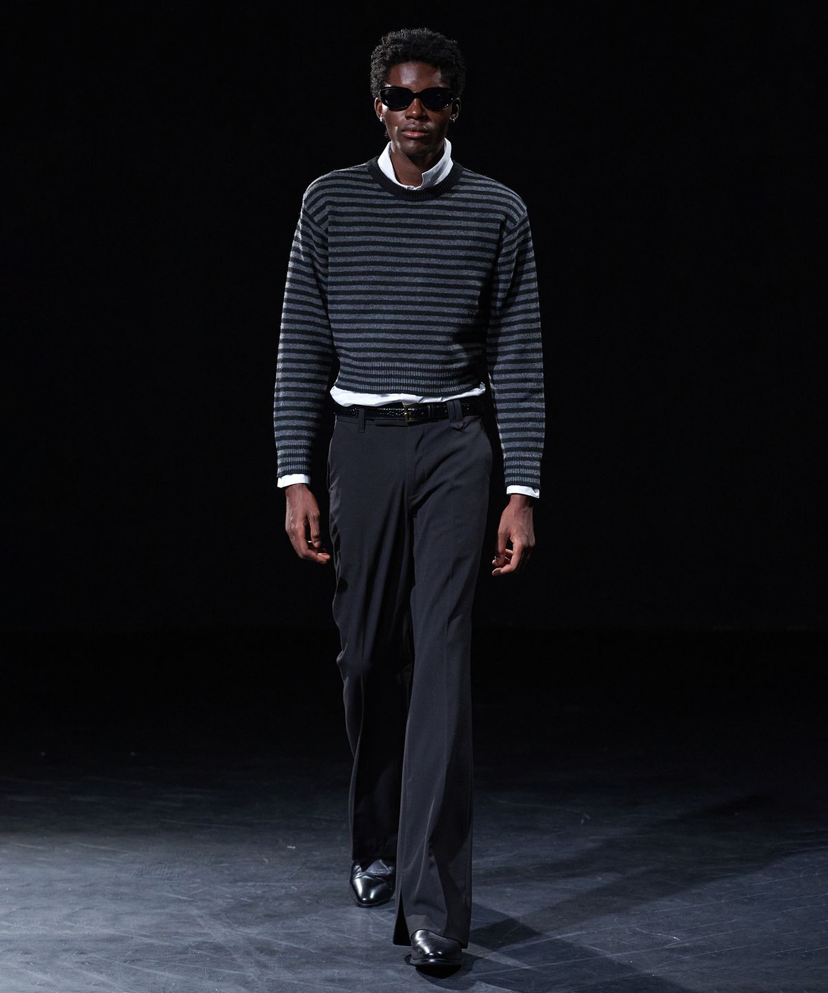 테이크이지(TAKEASY) [DMD] PRIMAL ST KNIT - Charcoal