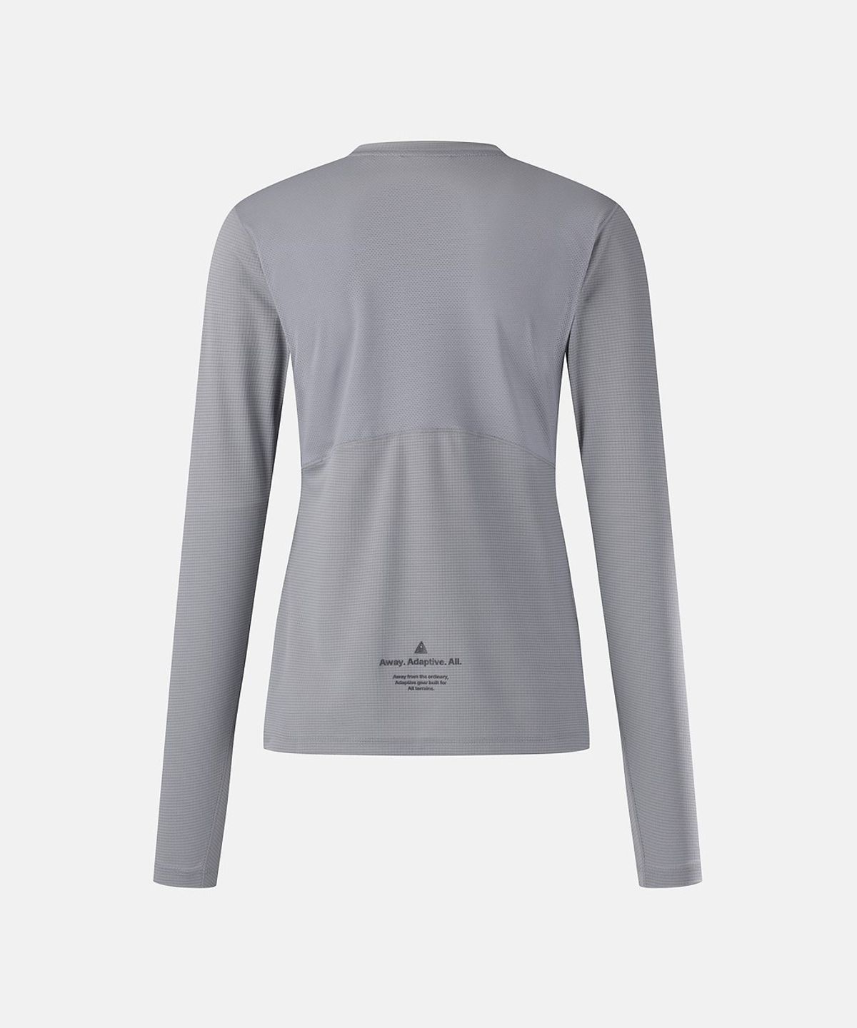 코오롱스포츠(KOLON SPORT) [TRAIL] 여성 프린트 라운드넥 긴팔 티셔츠 TVTBX26762GRY