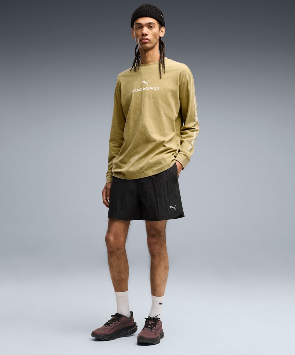 푸마(PUMA) 디비에이트 퓨어 나이트로 - 리치 코코아:푸마 블랙 / 313904-18