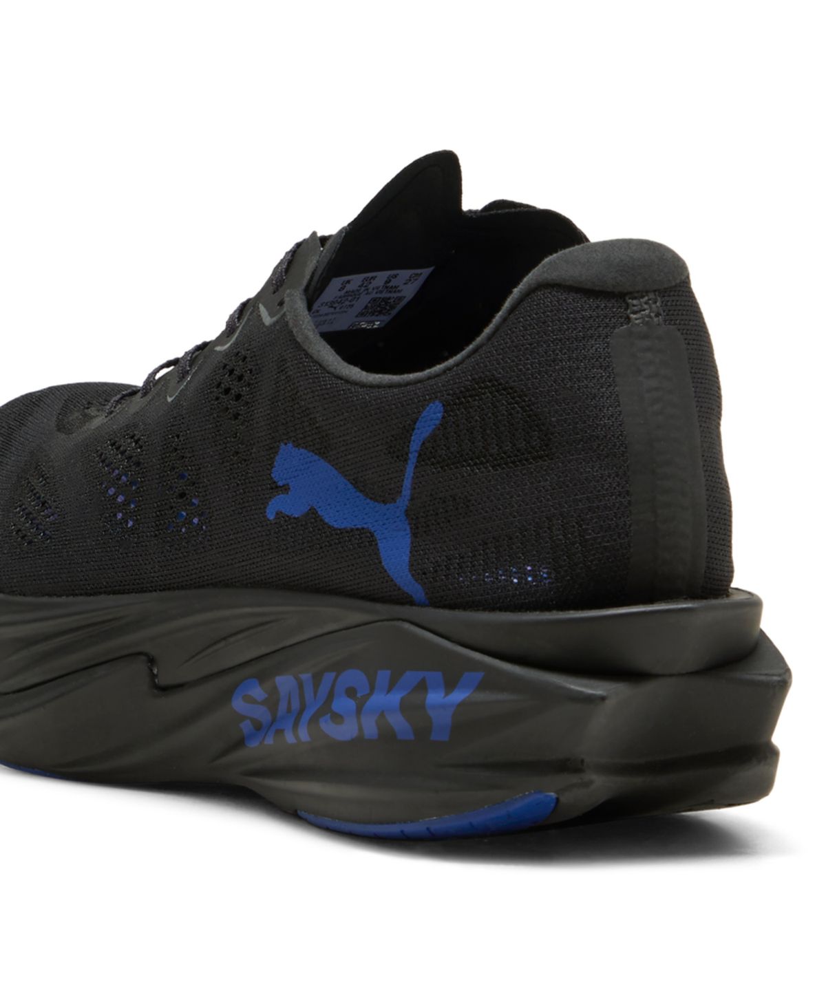 푸마(PUMA) [PUMA X SAYSKY] 디비에이트 나이트로 엘리트 4 - 플랫 다크 그레이:비비드 블루 / 313942-01