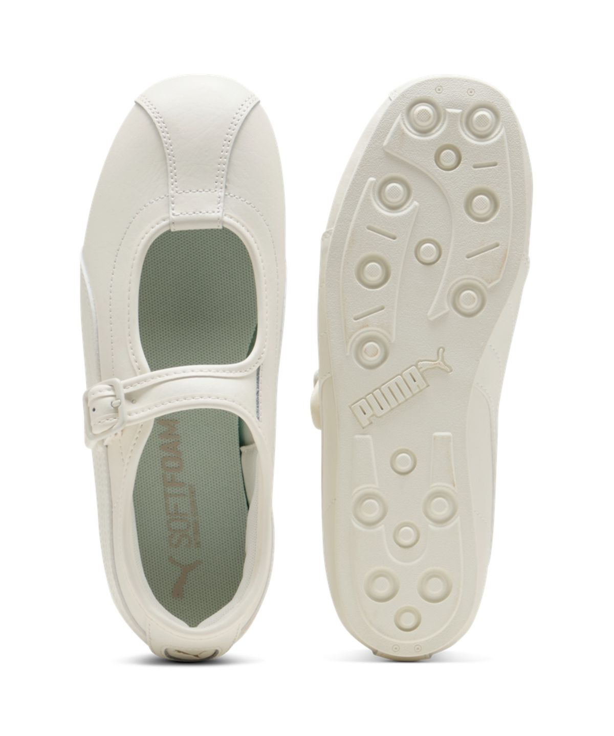 푸마(PUMA) 푸마 테클렛 L 우먼스 - 웜 화이트:푸마 골드:실버 포그 / 408551-02