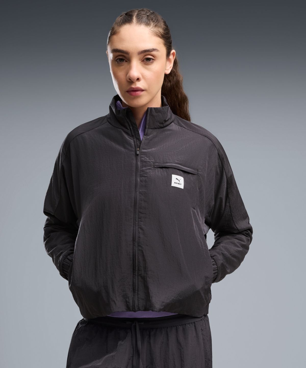 푸마(PUMA) [PUMA X SAYSKY] 프리마로프트 이볼브 재킷 - 플랫 다크 그레이 / 528994-99