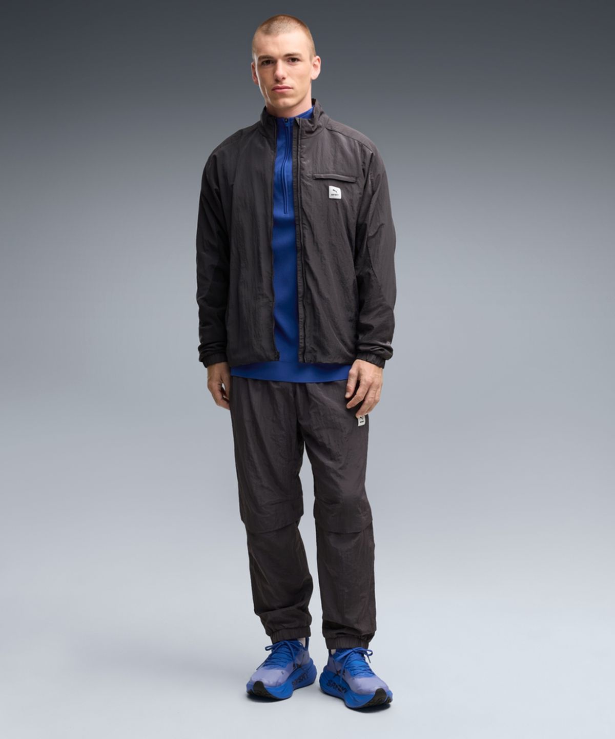 푸마(PUMA) [PUMA X SAYSKY] 프리마로프트 이볼브 팬츠 - 플랫 다크 그레이 / 529012-99