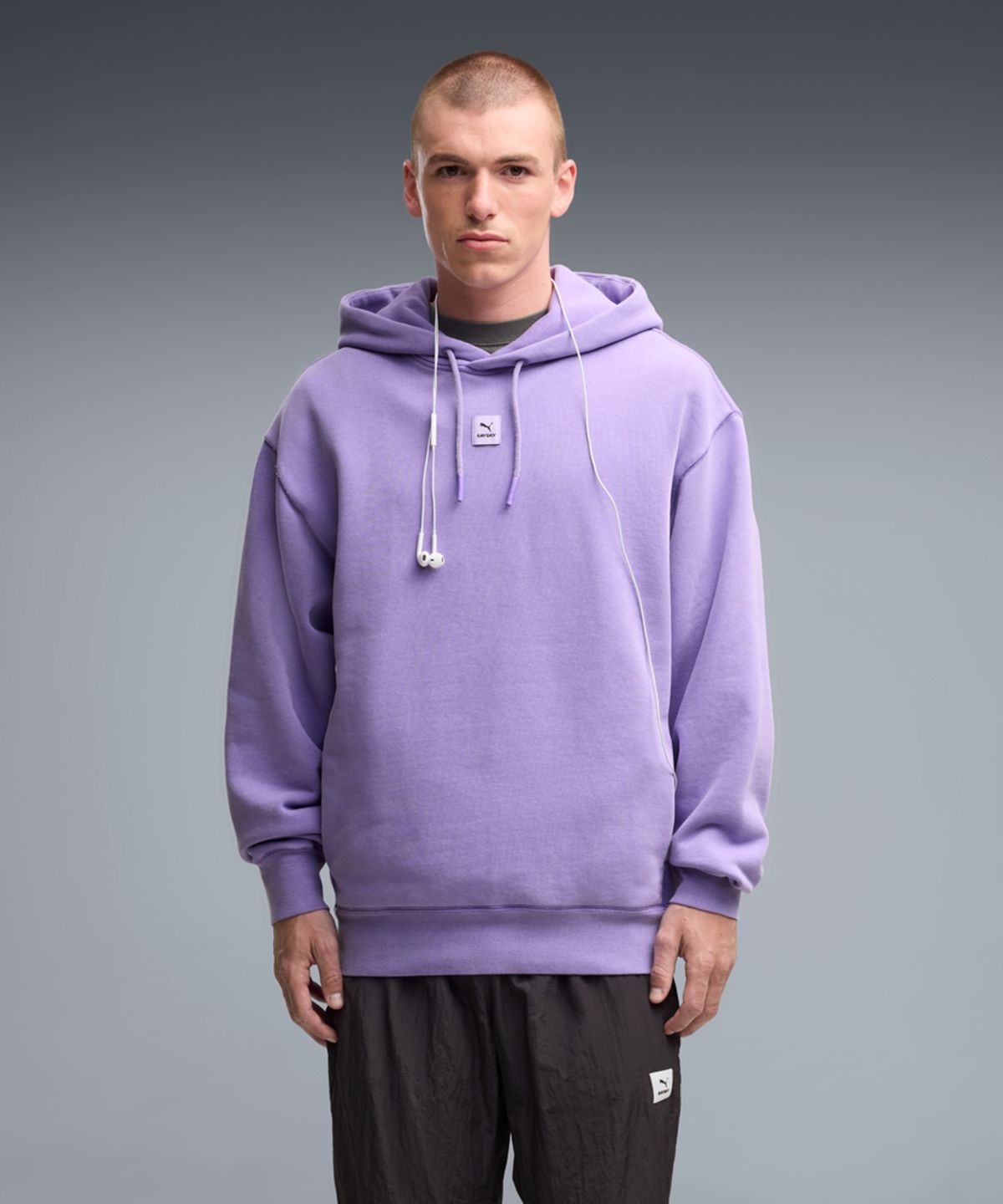 푸마(PUMA) [PUMA X SAYSKY] 그래픽 스웻셔츠 - 라벤더 얼럿 / 529014-46
