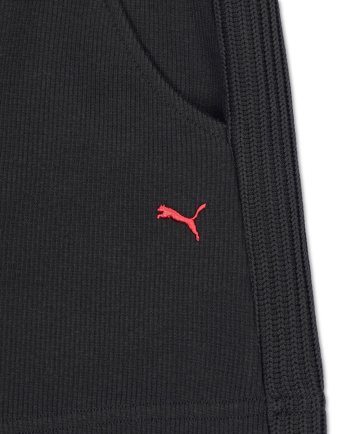 푸마(PUMA) [PUMA X MUSINSA] T7 립 마이크로 쇼츠 - 푸마 블랙 / 640541-01