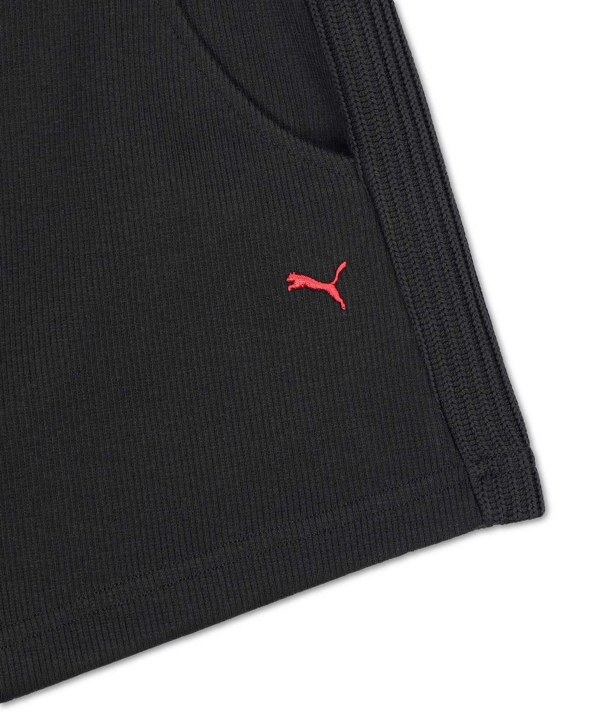 푸마(PUMA) [PUMA X MUSINSA] T7 립 마이크로 쇼츠 - 푸마 블랙 / 640541-01