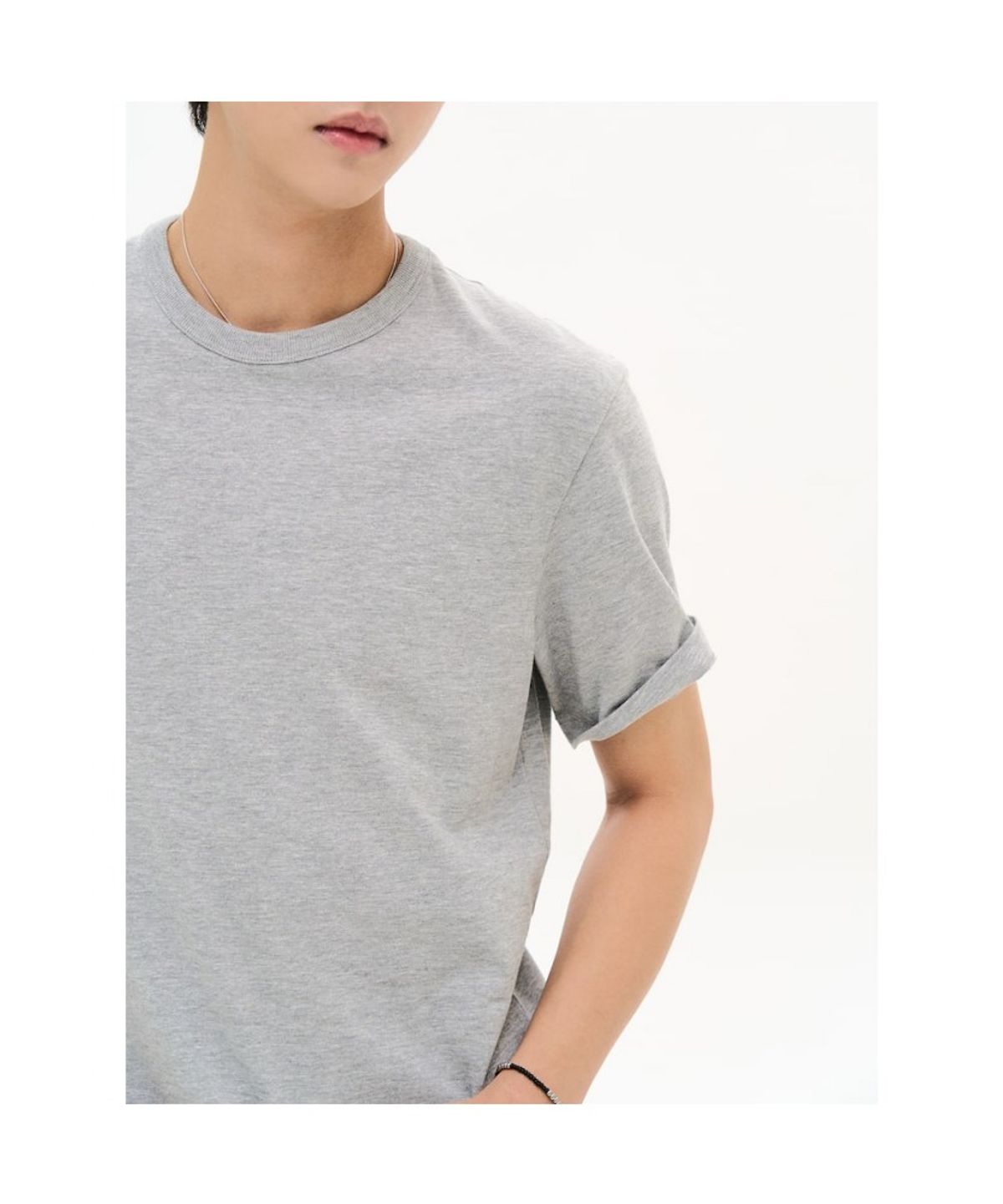 에잇세컨즈(8SECONDS) 데일리 베이직 반소매 티  그레이
