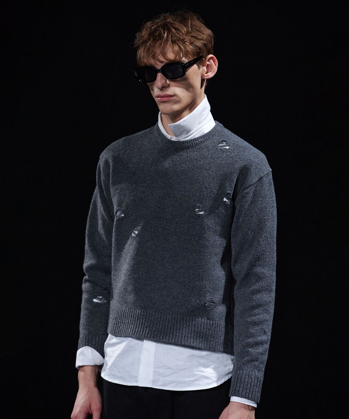 테이크이지(TAKEASY) [DMD] BREACH SL KNIT - Charcoal