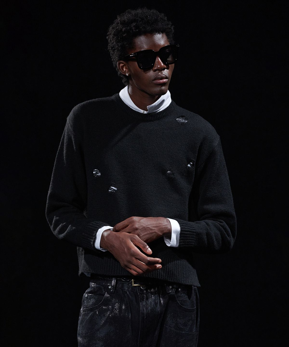 테이크이지(TAKEASY) [DMD] BREACH SL KNIT - Black
