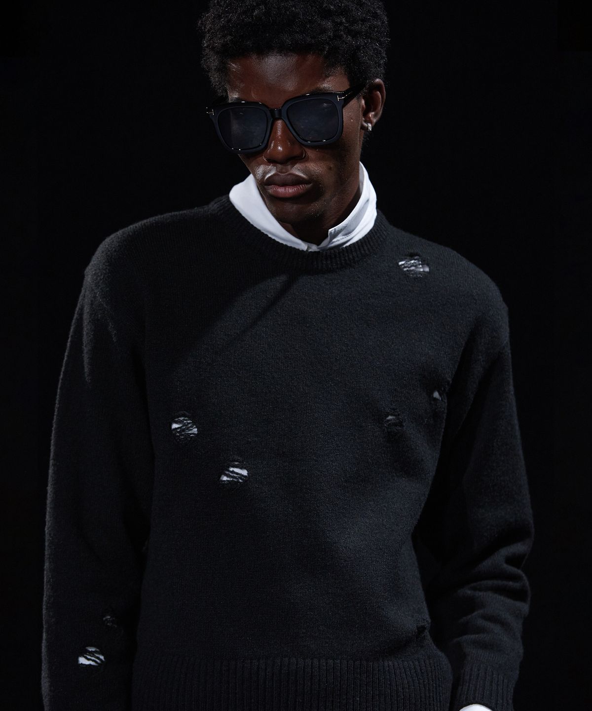 테이크이지(TAKEASY) [DMD] BREACH SL KNIT - Black