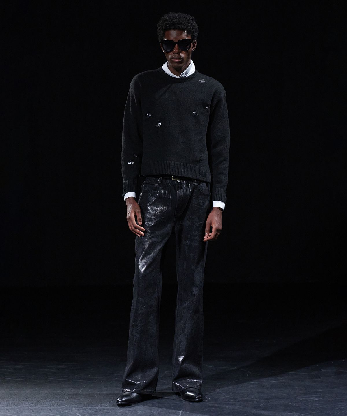 테이크이지(TAKEASY) [DMD] BREACH SL KNIT - Black