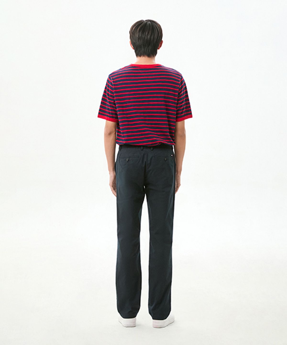 타미힐피거(TOMMY HILFIGER) [Slim straight fit] 덴톤 코튼 블렌드 스트럭처 팬츠 (T12G6WPC740ML1DW5)